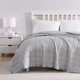 thumbnail image 2 of Beatrice Home Fashions, Down Alt Blanket with Satin Trim, King, Gray, 2 of 6