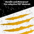 thumbnail image 5 of Unique Bargains Front Fender Arrow Sticker Decoration Motorcycle Warning Reflective Tape Waterproof PET Material Reflective Yellow 4 Pcs Motorcycle Fenders 14cm x 8cm, 5 of 6