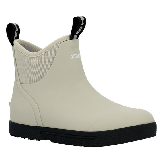 XTRATUF Adult Male Wheelhouse 6in Ankle Deck Boots, Color: Stone, Size: 13 (XMW103-13)