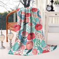 thumbnail image 2 of Pioneer Flower Floral Print Pattern Blanket,Comfortable Soft Flannel Throw Blanket,All Season,Warm Lightweight Blankets for Sofa Bed Couch Living Room Chair,60"x80", 2 of 4