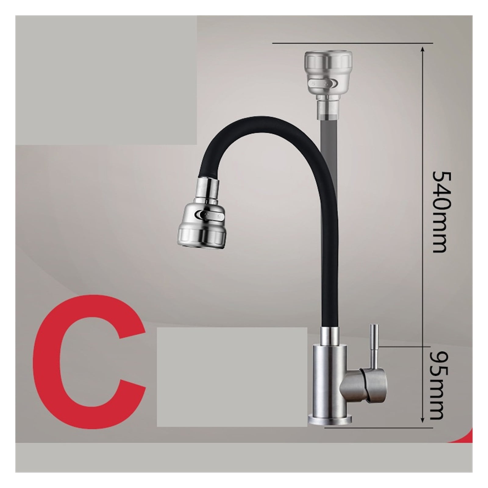 Hot And Cold Water Faucet Kitchen Sink Folding Universal Splash-proof Pressurized Bathroom Sink Basin Faucet