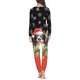 thumbnail image 4 of Pijama informal de manga larga para mujer, conjunto de dos piezas holgado, ropa de dormir para primavera y otoño, regalos de navidad, 4 of 4