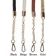thumbnail image 2 of 2 piezas (Beige) Asa de bolso Correa de cadena Trenzado PU Bolso de hombro de cuero Asa Cinturón Accesorio para hacer bolsos 60 CM, 2 of 5