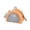 🥝 Orange_Hot#141, variant on Small pet carrier bag crossbody sling for hamsters, squirrels, hedgehogs, gliders, chinchillas – breathable mesh travel tote, fleece pad, gray/green/orange