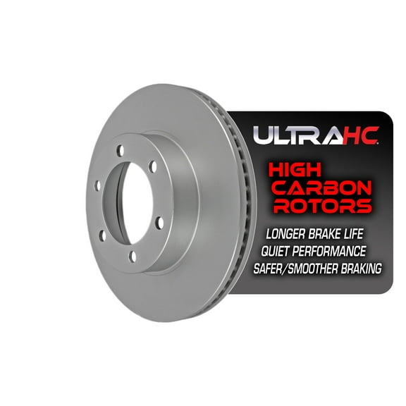UltraHC Coated High Carbon Brake Rotor, Front UR000623, Toyota Tundra 2006-2000