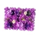 thumbnail image 4 of Flores artificiales Panel de pared Telón de fondo floral Arreglos florales Decoración de pared para despedida de soltera Balcón Boda Adorno Violeta BLESIY Paneles de pared de flores, 4 of 8