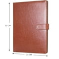 thumbnail image 2 of Carpeta Organizador A4 con Portapapeles Integrado y Múltiples Compartimentos en Piel Sintética, 2 of 7