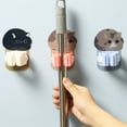 thumbnail image 4 of Hooks Wall Mounted Mop Hanger Clip Cartoon Self Clip Holder for Bathroom and Kitchen Organization, 4 of 4
