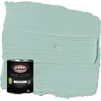 Glidden One Coat Copenhagen / Green Flat Interior Paint with Primer, 1 Quart