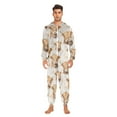 thumbnail image 6 of joogoo Highland Cattle Flower-w5 Unisex Adults Onesies Pajamas Jumpsuits L, 6 of 7