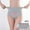 Gray, variant on HUPOM Womens Cotton Underwear Girls Panties Thong Activewear None Seamless Waistband White L