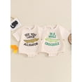 thumbnail image 4 of Aojekbee Baby Boys Girls Romper Short Sleeve Round Neck Crocodile Print Bodysuit Infant Twin Matching Outfits, 4 of 10