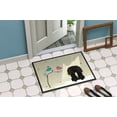 thumbnail image 2 of Carolines Treasures BB2579MAT Christmas Presents Between Friends Pekingnese Black Indoor or Outdoor Mat, 18 x 0.25 x 27 in., 2 of 2