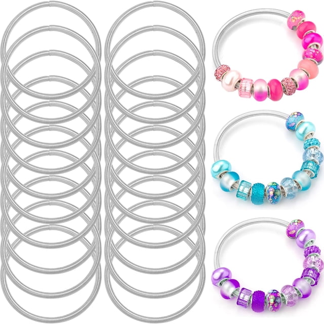 Pulsera con dijes ZYEHXED Snake Silver, 20 unidades, para mujer