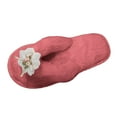 thumbnail image 6 of Dakaela Women's Cozy Spa Thong Flip Flops Memory Foam Plush House Slippers Soft Fuzzy Bedroom Shoes, 6 of 7
