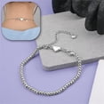 thumbnail image 2 of 925 Silver Plated Heart Necklace Clasps and Closures, Jewelry Extender with Double Lobster Clasp for DIY Bracelets and Chain Connector(2Pcs), 2 of 5