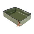 thumbnail image 2 of Caja de arena plegable para gatos, inodoro para mascotas, para viajes, para gatos de interior, inodoro para gatitos, bandeja de arena abierta para aviones, interiores y Largo 50cmx35cmx12.5cm, 2 of 8