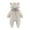 White, variant on Baby Boy Snowsuit Toddler Girl Winter Jacket Winter Outfit Fleece Hooded Romper Jumpsuit Pink,6-9 Months