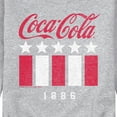 thumbnail image 3 of Coca-Cola - 1886 Stars Stripes - Men's Crew Neck Fleece Pullover, 3 of 5