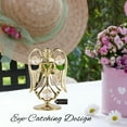 thumbnail image 5 of Matashi 24K Gold Plated Crystal Studded Angel Holding A Heart Ornament Home Decorative Showpiece Gift for Christmas Birthday Mother's Day Anniversary New Year Living Room Bedroom Decor, 5 of 7