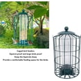 thumbnail image 6 of Squirrel Proof Caged Bird Feeder,Outdoor Hanging Wild Bird Feeder with Clear View Design for Garden Yard Use Chewproof Rustproof Weather Resistants, 6 of 7