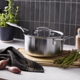 thumbnail image 2 of Demeyere Industry 5-Ply 4-qt Stainless Steel Saucepan with Handle Helper, 2 of 9