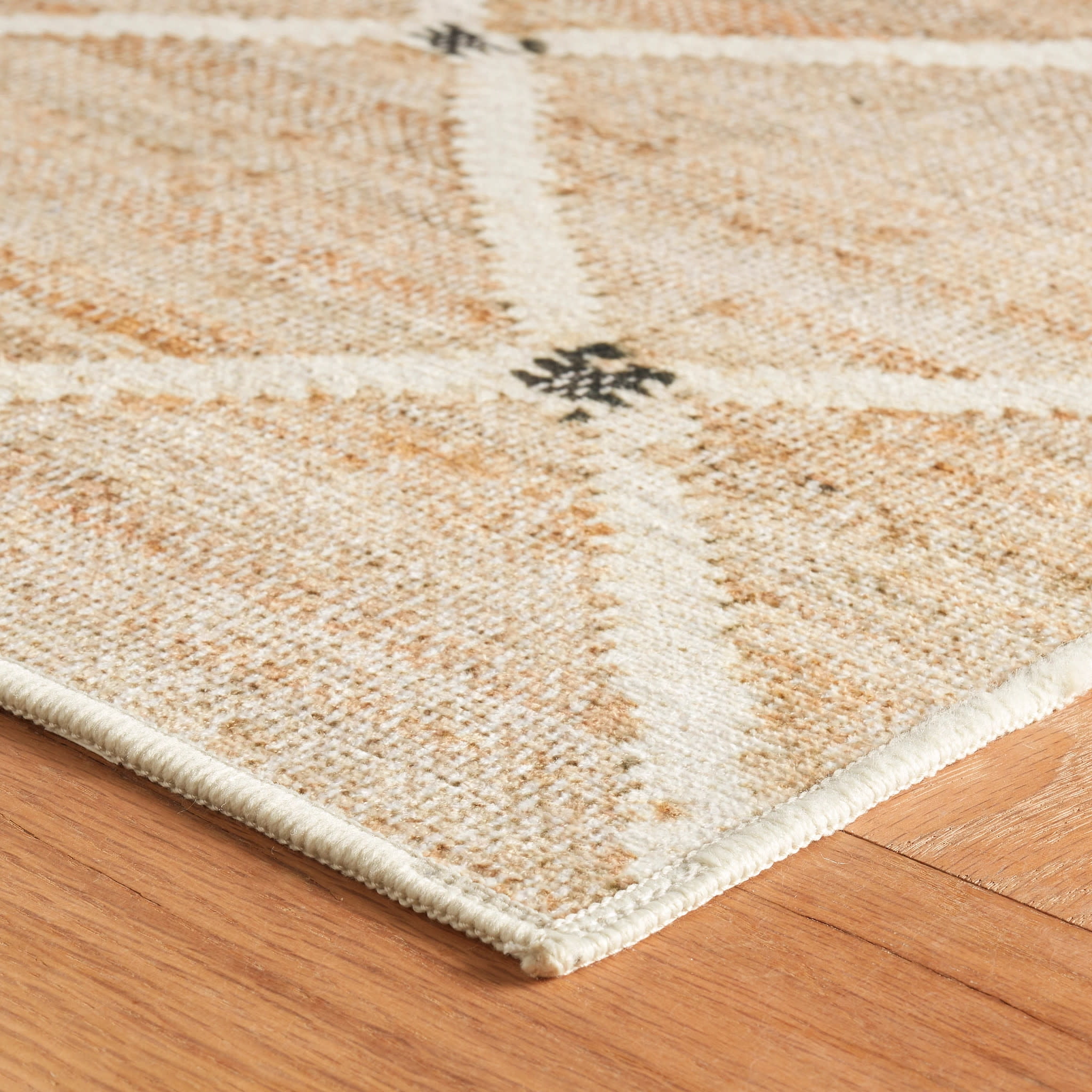 Dash & Albert Kali Machine Washable Rug, 2' x 3', Natural