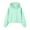 Mint Green, variant on SGMVNU Womens Soft Cropped Hoodie Long Sleeve Hooded Sweatshirt Basic Workout Casual Pullover Top Streetwear Fall Clothes(White, XXL)