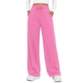thumbnail image 2 of Fantaslook Womens Wide Leg Sweatpants High Waisted Baggy Pants Fashion Drawstring Athletic Sweatpants with Pockets, 2 of 10