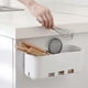 thumbnail image 4 of Cesta de almacenamiento de pared para cocina, cesta de almacenamiento multifuncional para guardar herramientas de cocina, 4 of 5