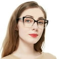 OCCI CHIARI Fashion Reading Glasses for Women Square Readers 1.0 1.25 1