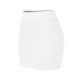 thumbnail image 4 of Gibobby faldas de mezclilla para mujer Falda corta ajustada con cintura elástica a la moda para mujer(Blanco， XL), 4 of 5