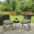 thumbnail image 2 of Mainstays 15.5 in x 17 in Solid Tan Rectangle Outdoor Seat Pad, 2 Pack, 2 of 9