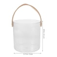 thumbnail image 3 of Beaupretty 1Pc Transparent Storage Basket Elegant Portable Basket for Fruit and Cookie, 3 of 7