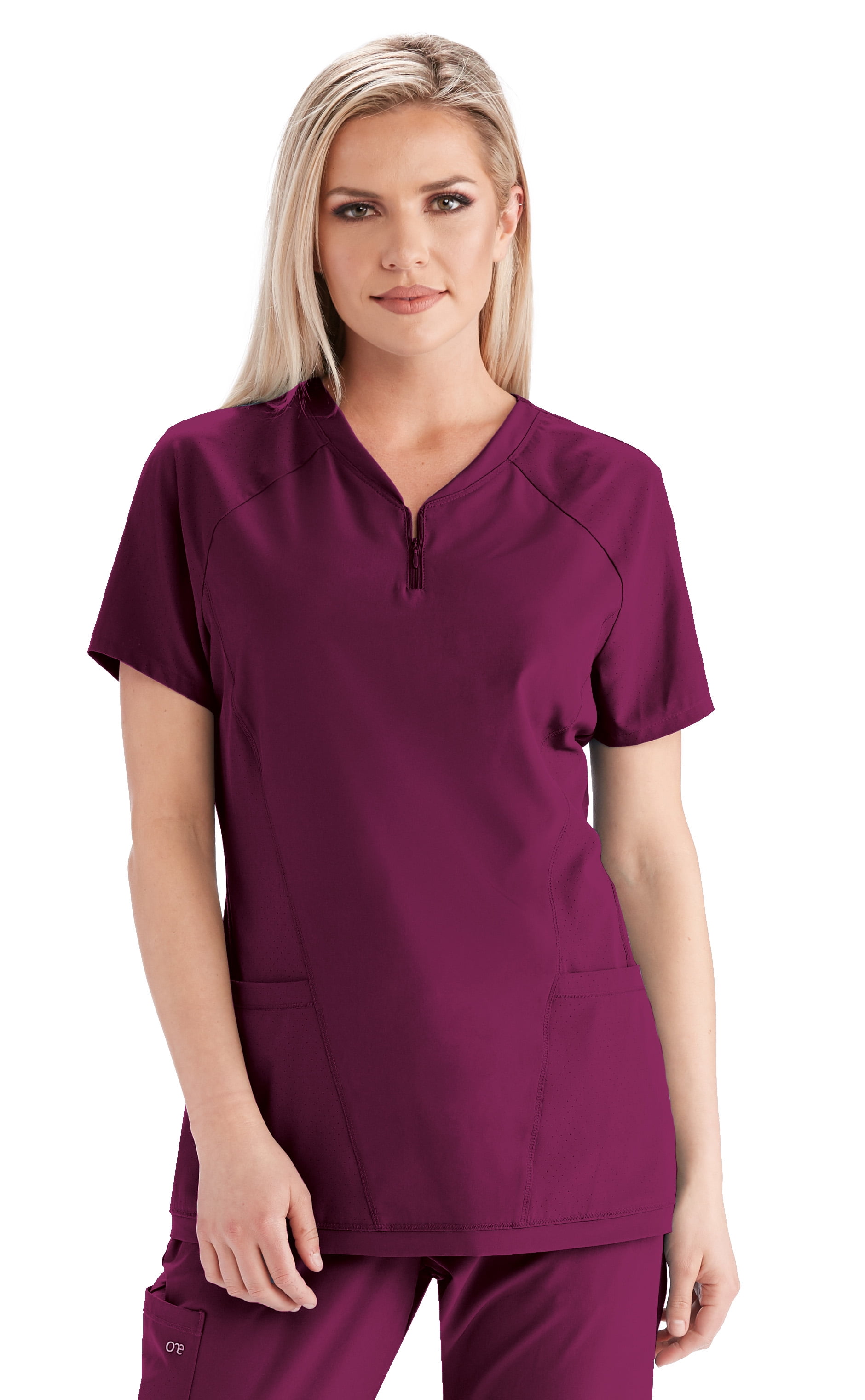 Barco One Women's BOT002 Boost Scrub TopWine XSmall