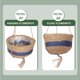 thumbnail image 4 of UPOUART Cesta Colgante De Planta Marrón Ideal Para Almacenamiento Y En Hogar Y Jardín, 4 of 6