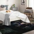 thumbnail image 1 of Leopard Rug 5x7 Area Rugs for Bedroom Living Room, Black Cheetah Area Rug, Wild Animal Carpet Machine Washable Non-Slip Large Rug, Soft Low Pile Area Rug, Indoor Decorative Rug d&ip150, 1 of 6