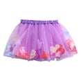 thumbnail image 3 of lcziwo Toddler Girls Layers Tulle Tutu Skirt Kids Birthday Party Ballet Tutu Skirts Purple, 3 of 7