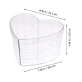 thumbnail image 4 of Jiyike Acrylic Flower Box Heart Shaped Flower Gift Box Preserved Flower Packaging Box, 4 of 10