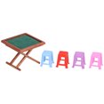 thumbnail image 3 of Mesa de Mahjong ANGGREK 1:12 con taburete para casa de muñecas, 3 of 8