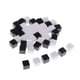 thumbnail image 2 of 50pcs Square Edge Dados en D6 Six Sided RPG Gaming Dados Negro, 2 of 8