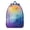 Nebula Galaxy Ba, variant on Boho Pattern Mandala School Backpack for Women, Sacred Ethnic Tribal Canvas Daypack with Symbolic Harmony Design