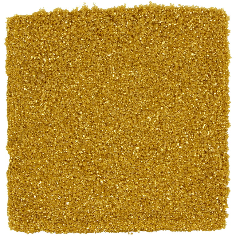 Wilton Metallic Gold Sanding Sugar Sprinkles, 2.4 oz.