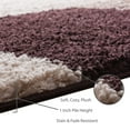 thumbnail image 6 of Shaggy Cubes Brown Plush Shag Modern Geometric Blocks & Squares 2x3 (2' x 3') Area Rug Easy to Clean Stain/Fade Resistant Thick Soft, 6 of 6