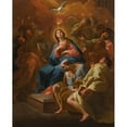 thumbnail image 3 of Antonio González Velázquez 20x24 Black Modern Framed Museum Art Print Titled - The Pentecost, 3 of 5