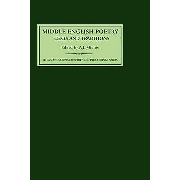 York Manuscripts Conference Middle English Poetry: Texts and Traditions, Book 5, (Hardcover)
