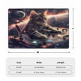 thumbnail image 4 of Cat Space Dj Rugs Washable Cover Floor Rug Carpets Bathroom Decorations For Kitchen Bedroom Indoor 36"X24", 4 of 4