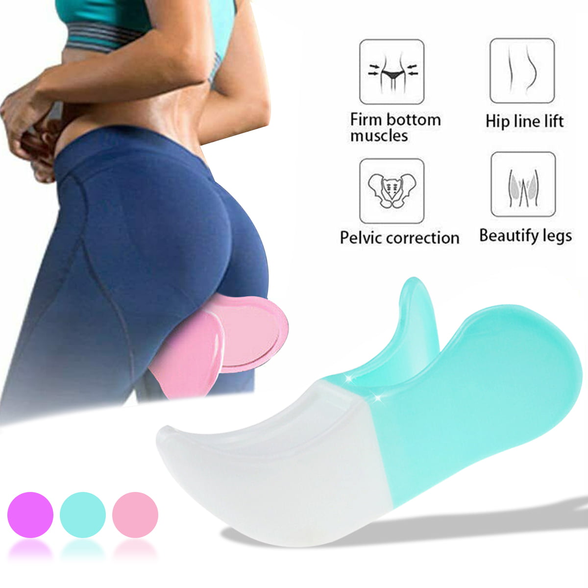 Pelvic Floor Muscle & Inner Thigh Exerciser Buttock Lifting Fitness Tool