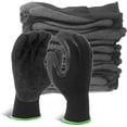 thumbnail image 1 of Guantes de trabajo de seguridad Evridwear, caucho de látex arrugado, 12 pares, 1 of 8