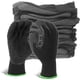 thumbnail image 1 of Guantes de trabajo de seguridad Evridwear, caucho de látex arrugado, 12 pares, 1 of 8